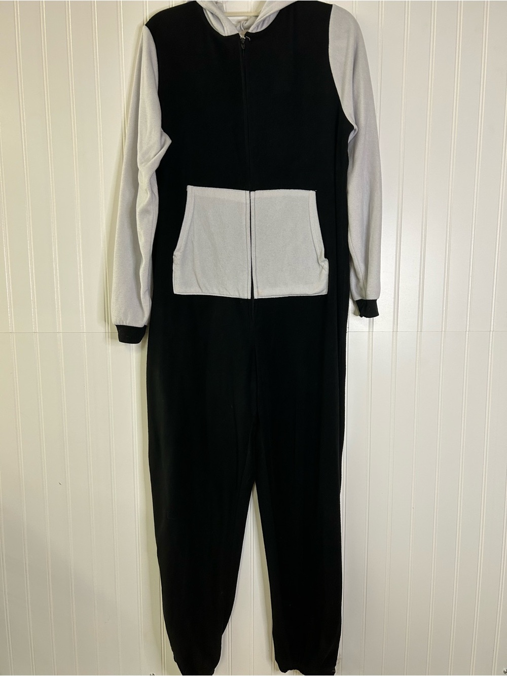Just Be Black and White Panda Onsie Size Medium